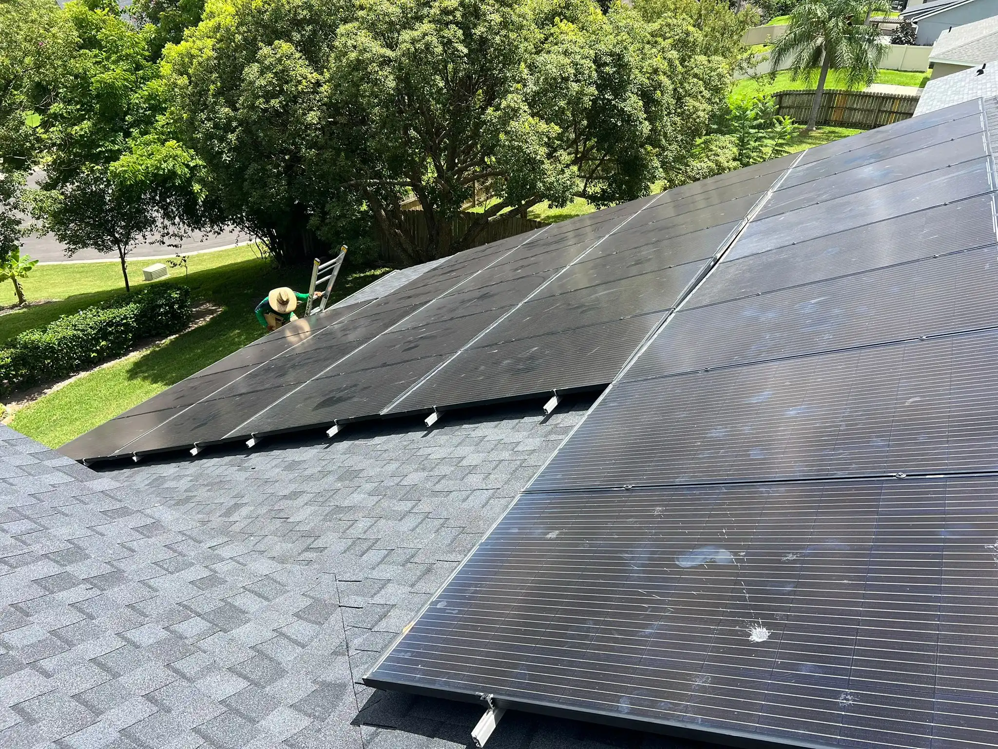 Solar Panel Installation on Shingle Roofs Fort Lauderdale FL | Planet Roofing